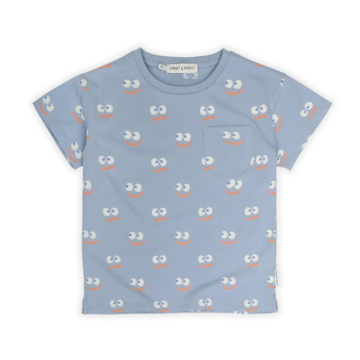 Sproet&Sprout T-Shirt pocket smiley print