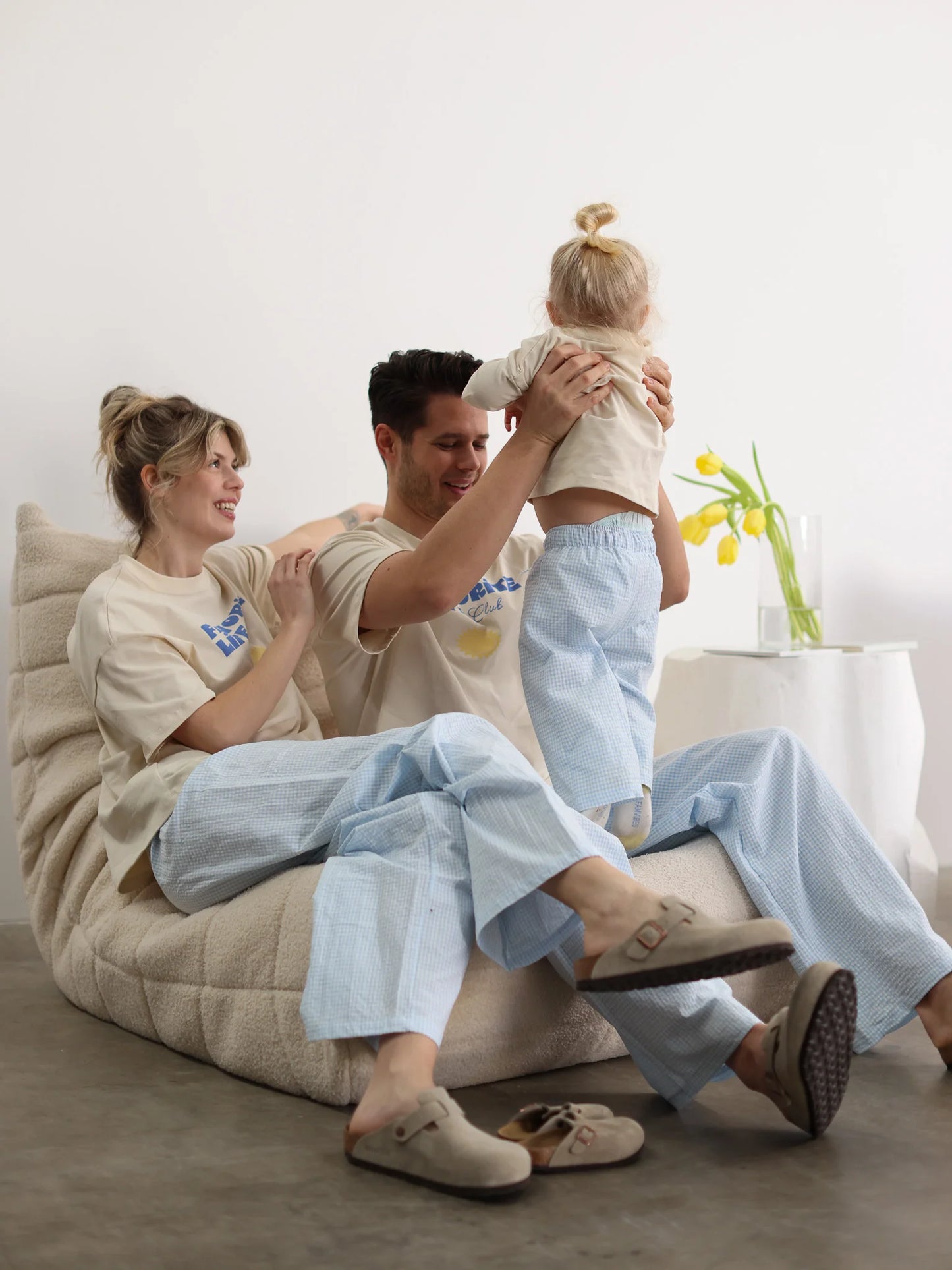 Famvibes Gingham Pants Kids