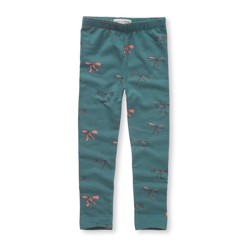 Sproet & Sprout Winter Leggins Bow