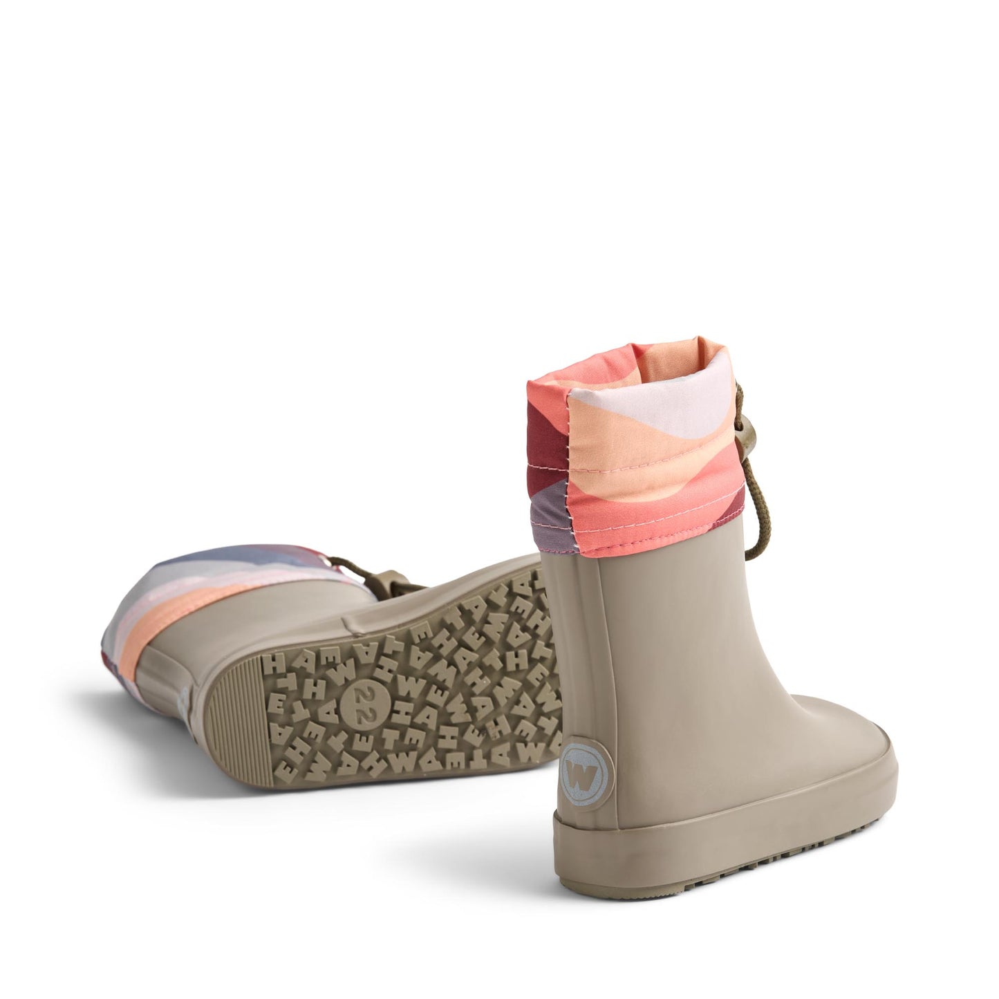 Wheat Barfuß-Gummistiefel Zerro "Grey Stone"
