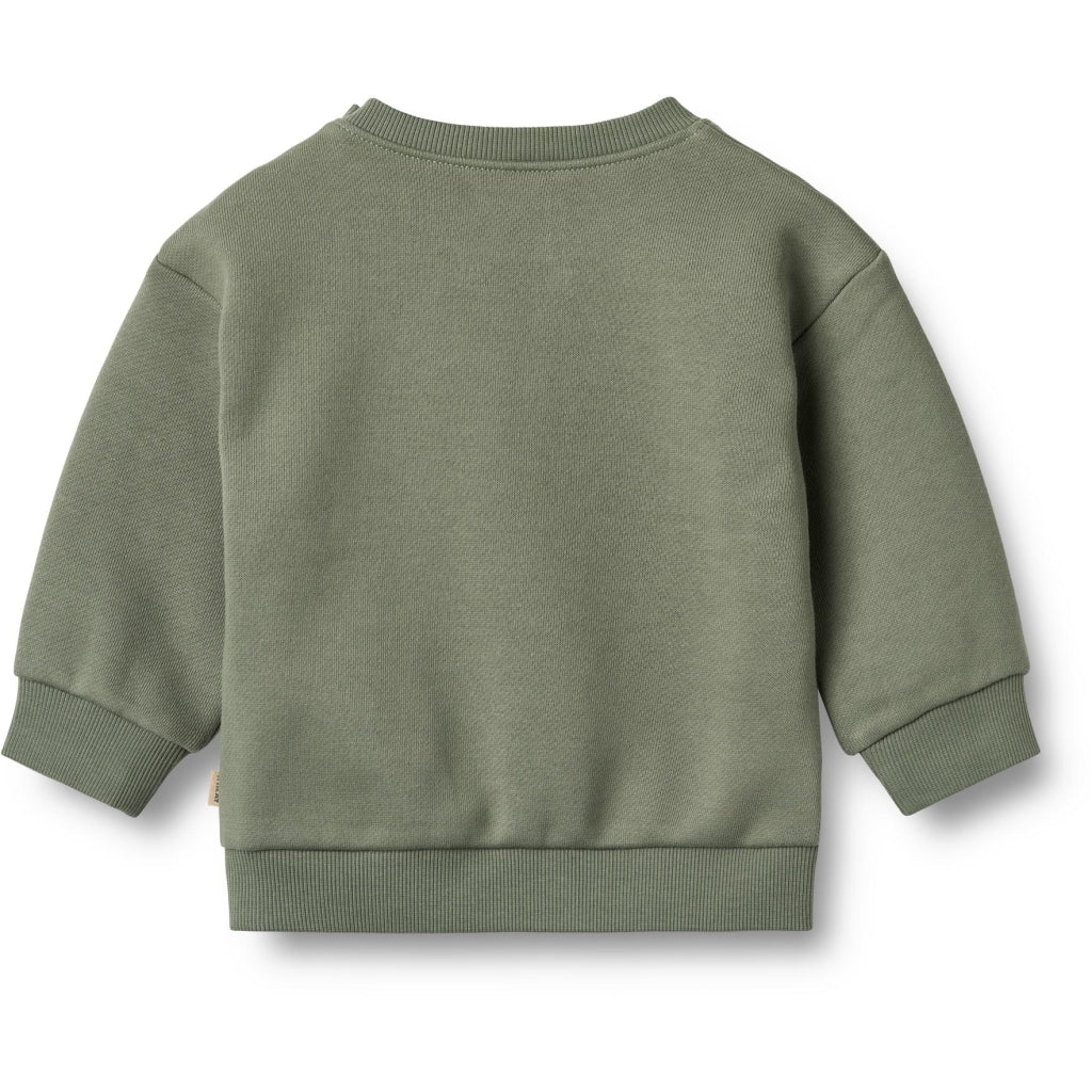 Wheat Sweatshirt Langarm Willi "Dusty Green"