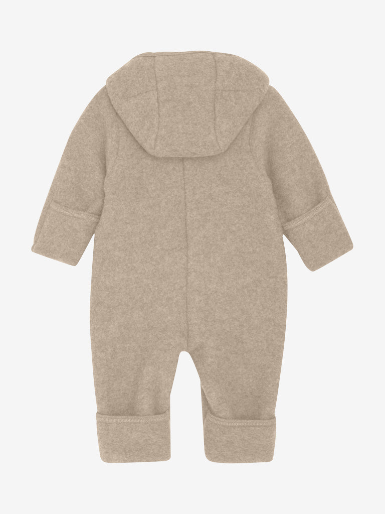 Huttelihut Wollfleeceoverall "Caramel Melange"