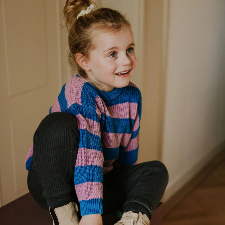 Yuki Chunky Knitted Sweater - Cotton Candy