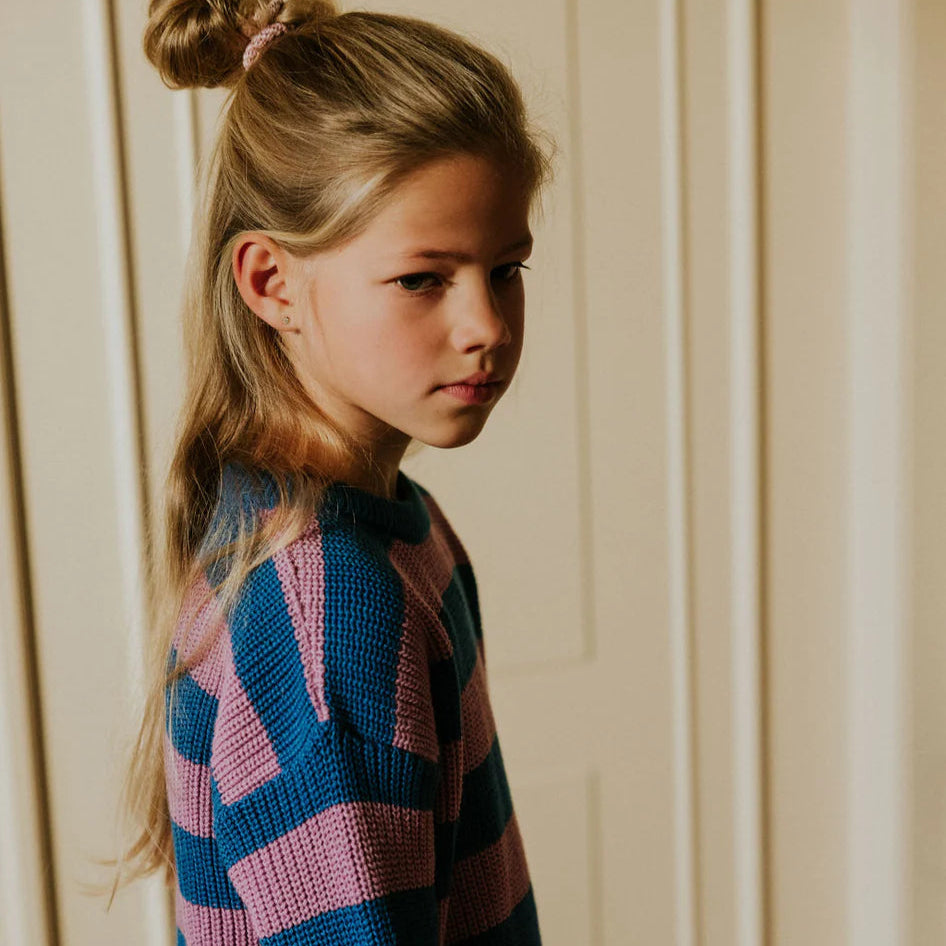 Yuki Chunky Knitted Sweater - Cotton Candy