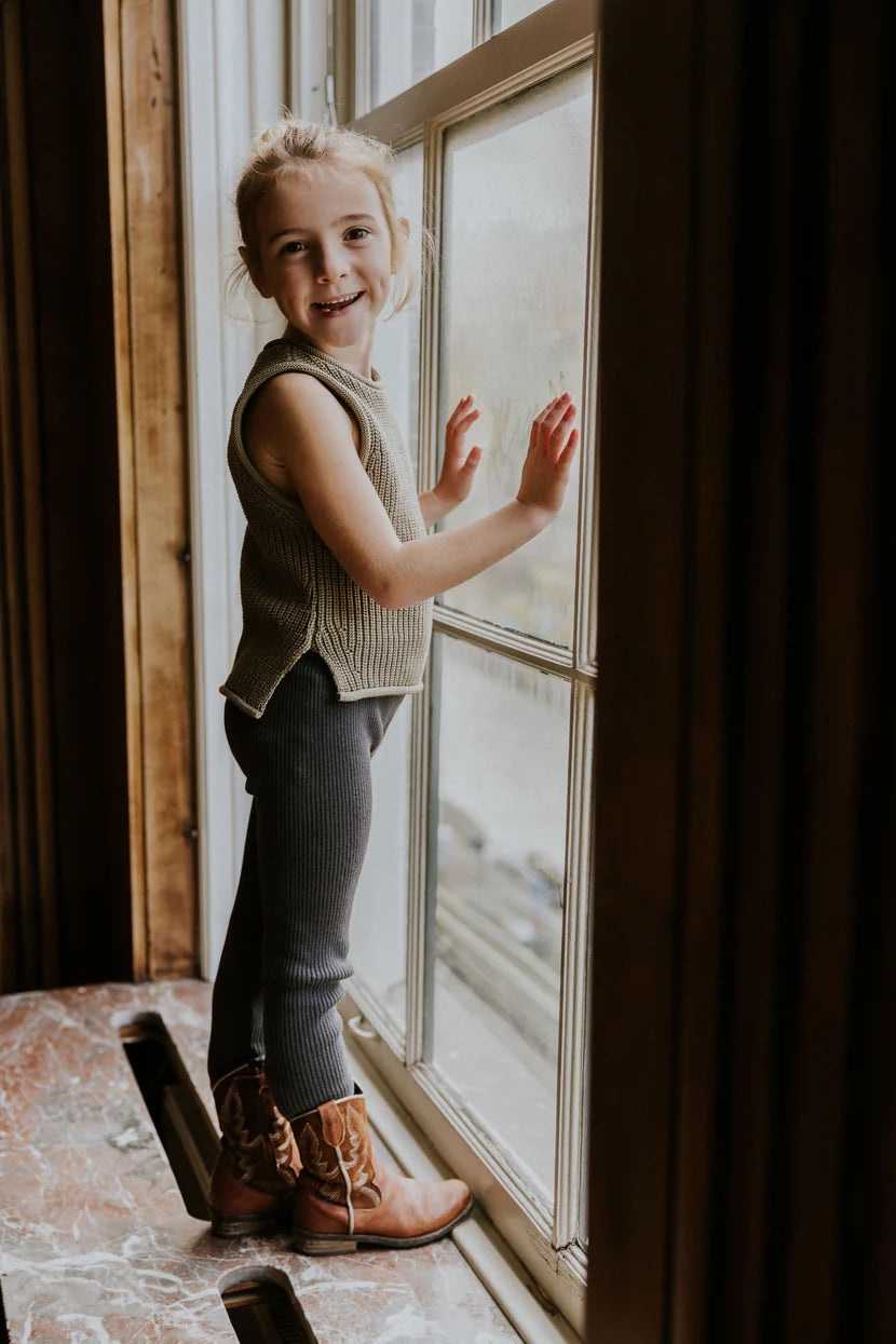 Yuki Strickleggings "Charcoal"