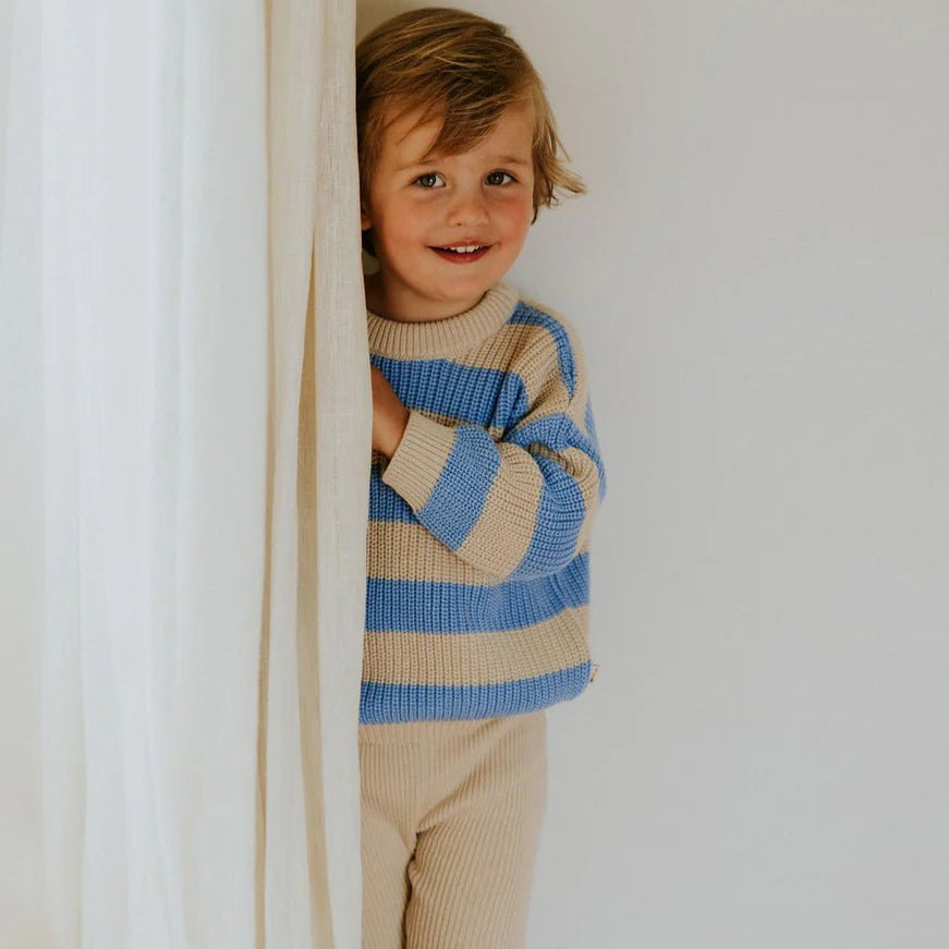 Yuki Stripes Knitted Sweater Oh Boy