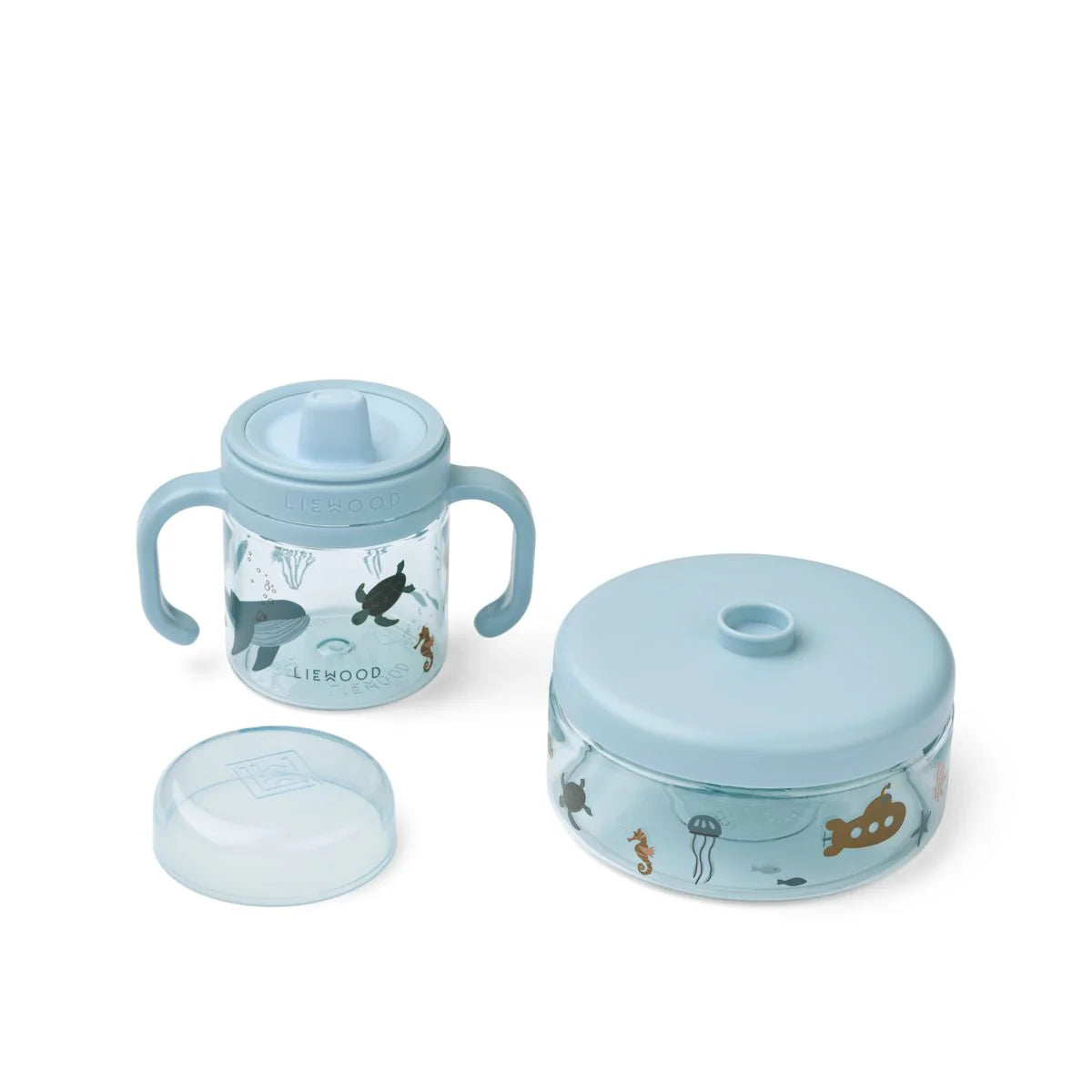 Liewood Kinder Esslernset Beatrix "Sea Creature / Sandy"