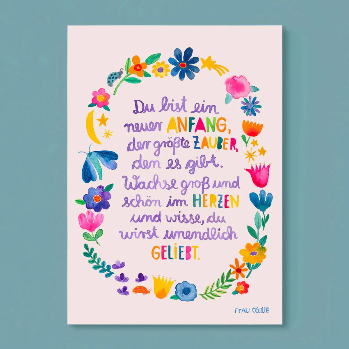 Frau Ottilie Poster A4 Baby