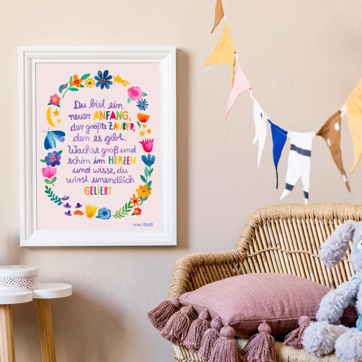 Frau Ottilie Poster A4 Baby