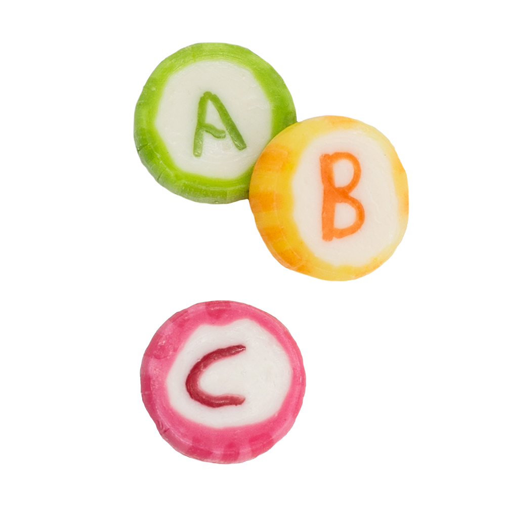 GRAFIK WERKSTATT ABC-Bonbons „Du bist einfach GRRR großartig“ & „Du bist einfach wunderbar“