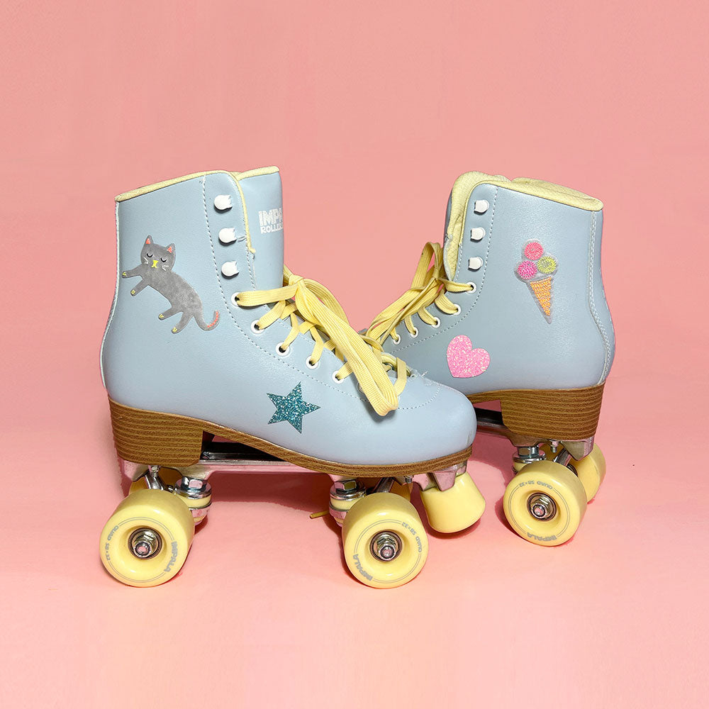fabfabstickers Dekosticker zum Kleben - Rainbow & Heart