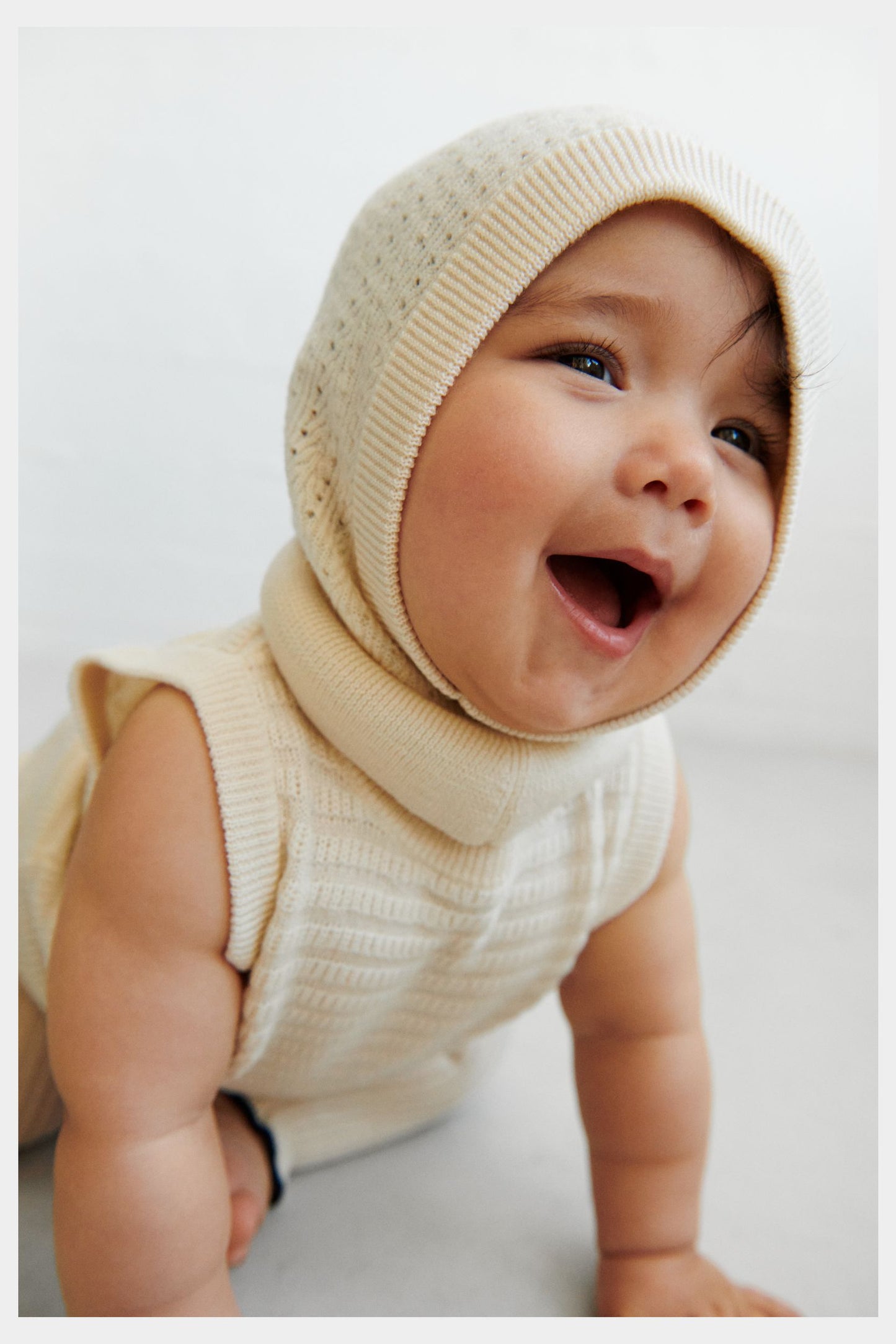 FUB Wollweste aus Merinowolle "Ecru"