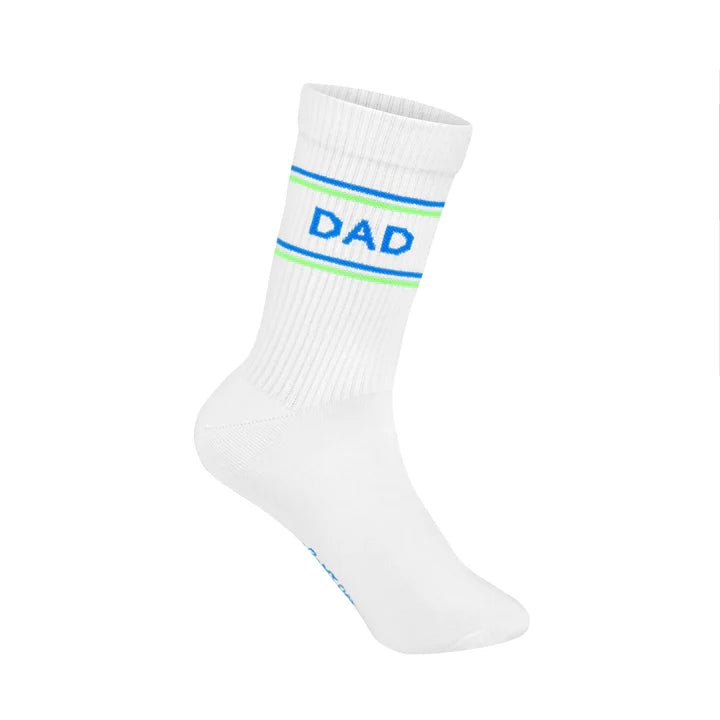 MDMD Socken "Dad" Neon/Weiß