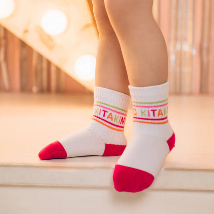 MDMD Socken "Kitakind" Pink