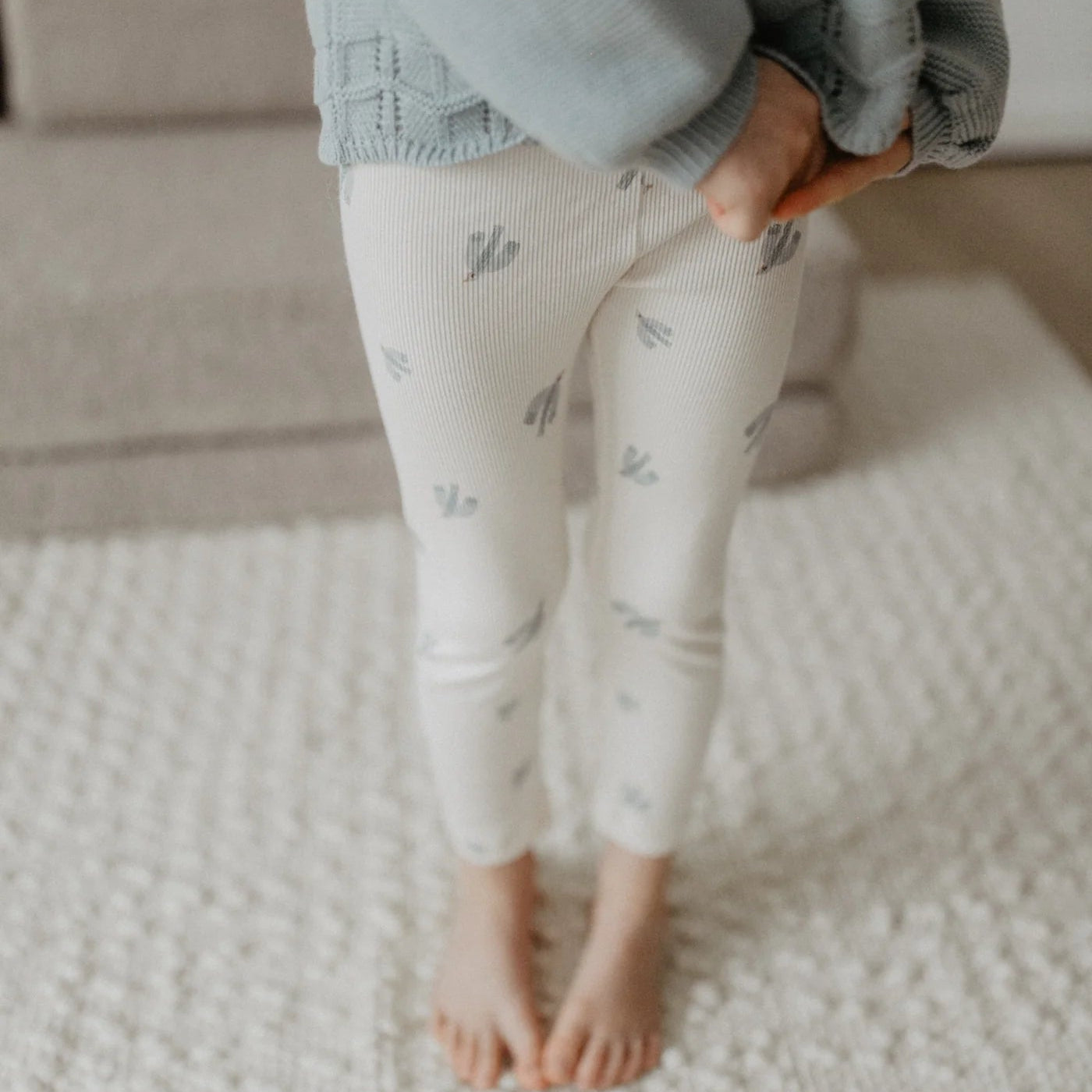 Leevje Leggings „Birds“ – aus Bio-Baumwolle