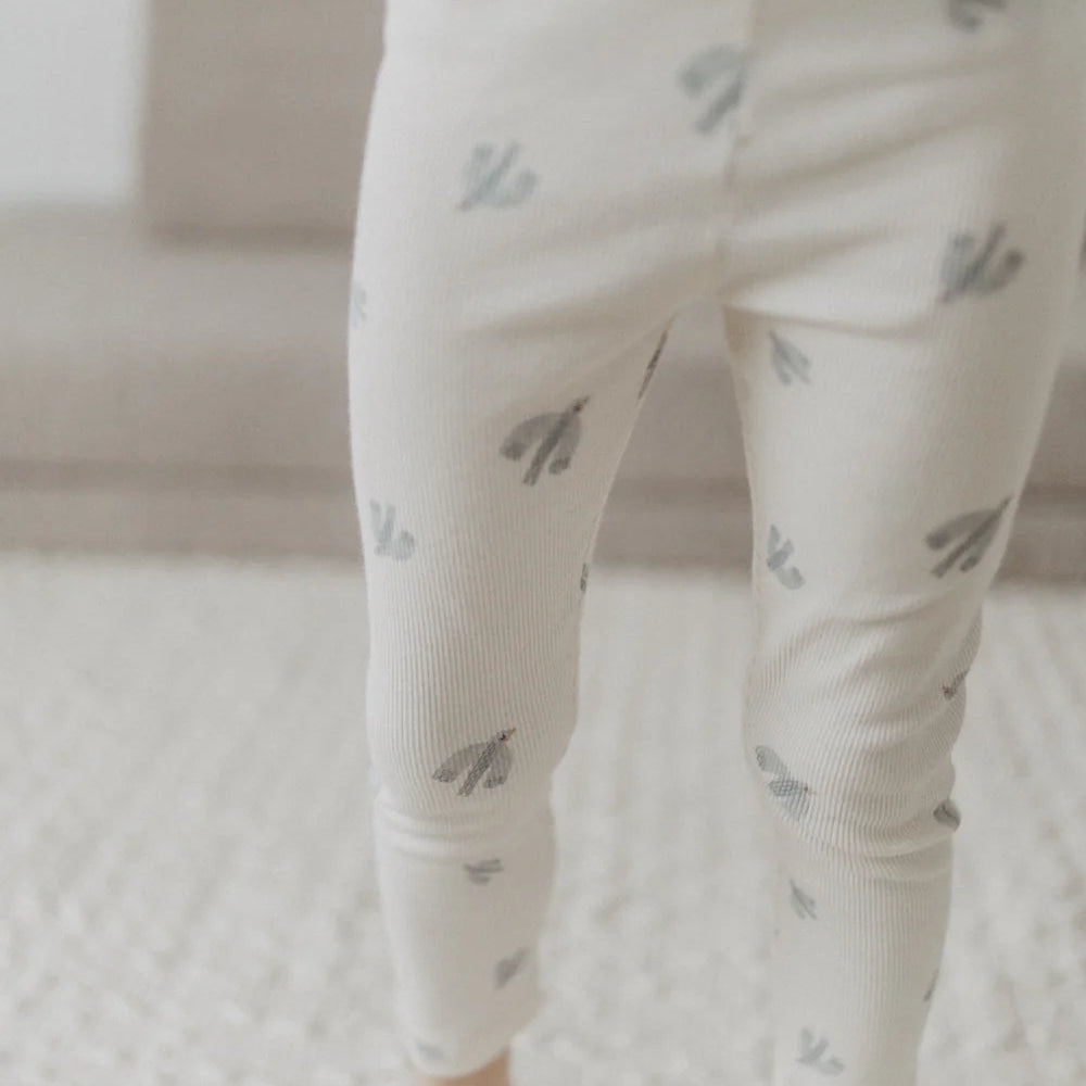 Leevje Leggings „Birds“ – aus Bio-Baumwolle