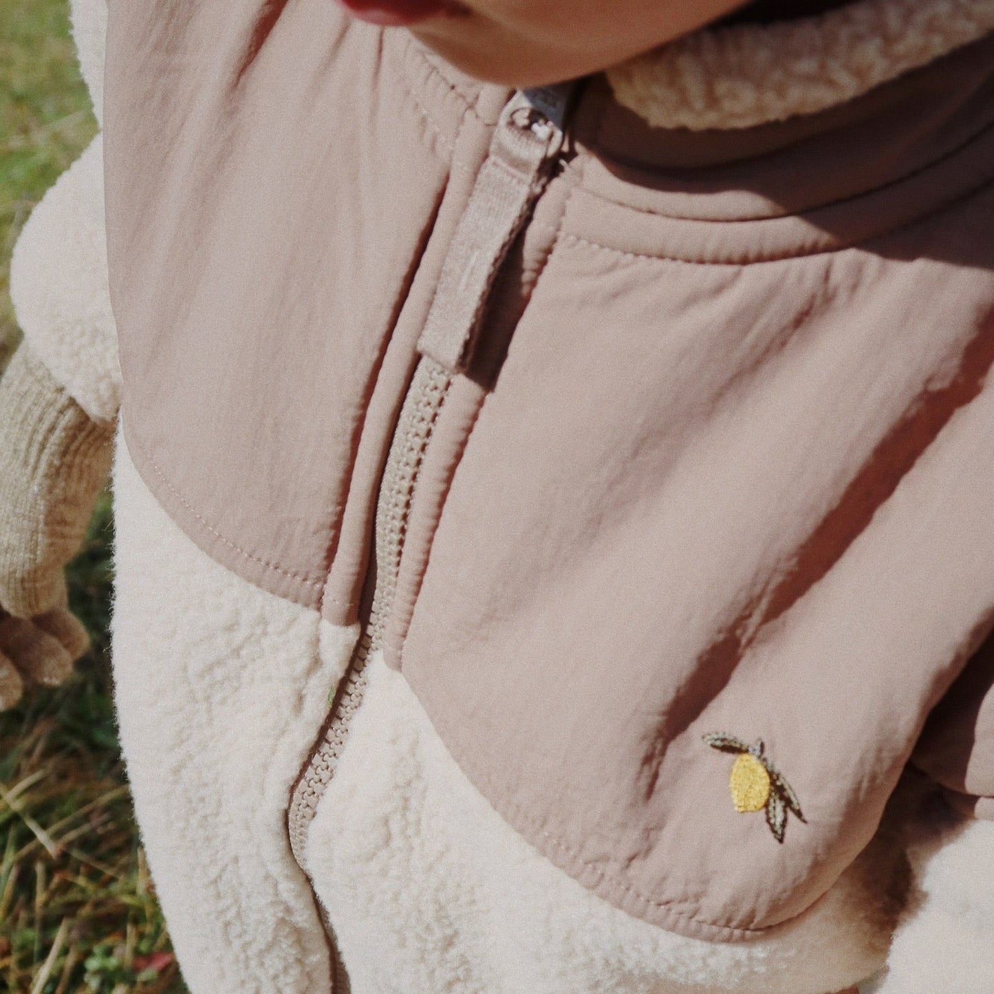 Konges Slojd Fleecejacke FLYNN GRS – Oxford Tan