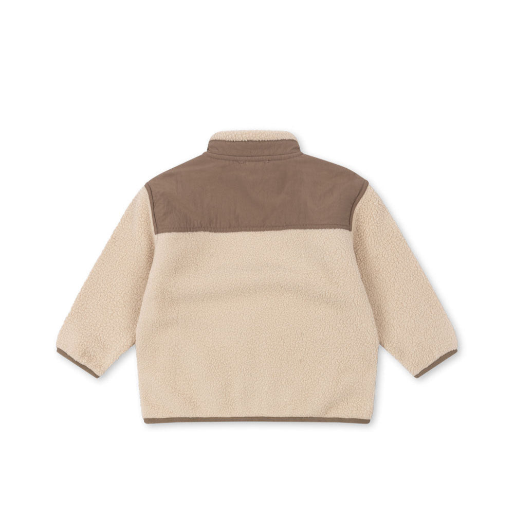 Konges Slojd Fleecejacke FLYNN GRS – Oxford Tan