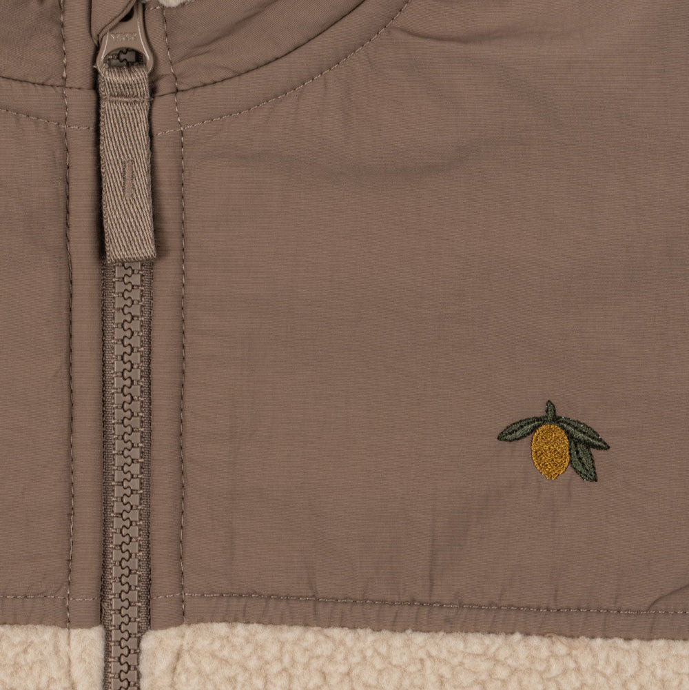 Konges Slojd Fleecejacke FLYNN GRS – Oxford Tan
