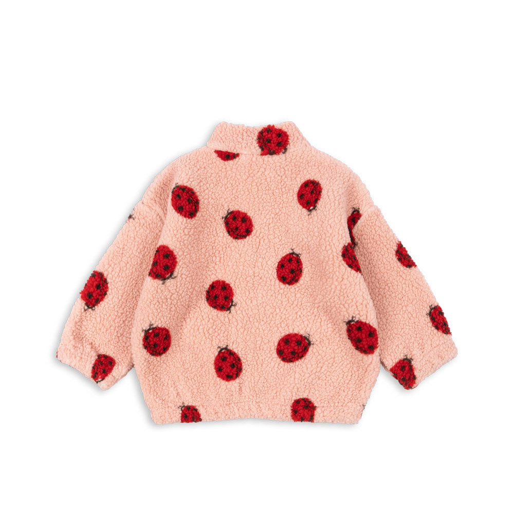 Konges Slojd Teddyjacke JODY – Ladybug Pink