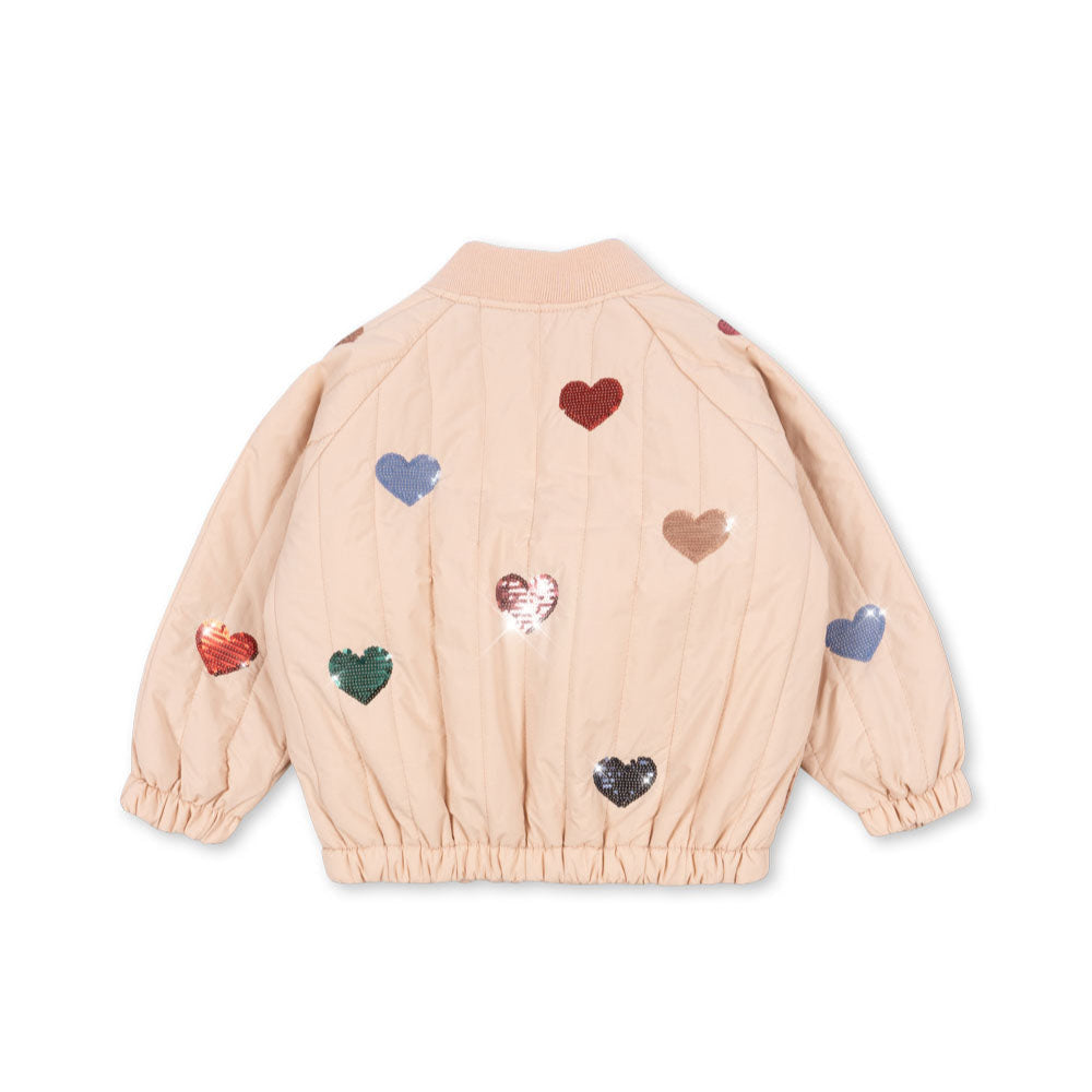 Konges Sløjd Bomberjacke JUNO Sequin – "Cameo Rose"