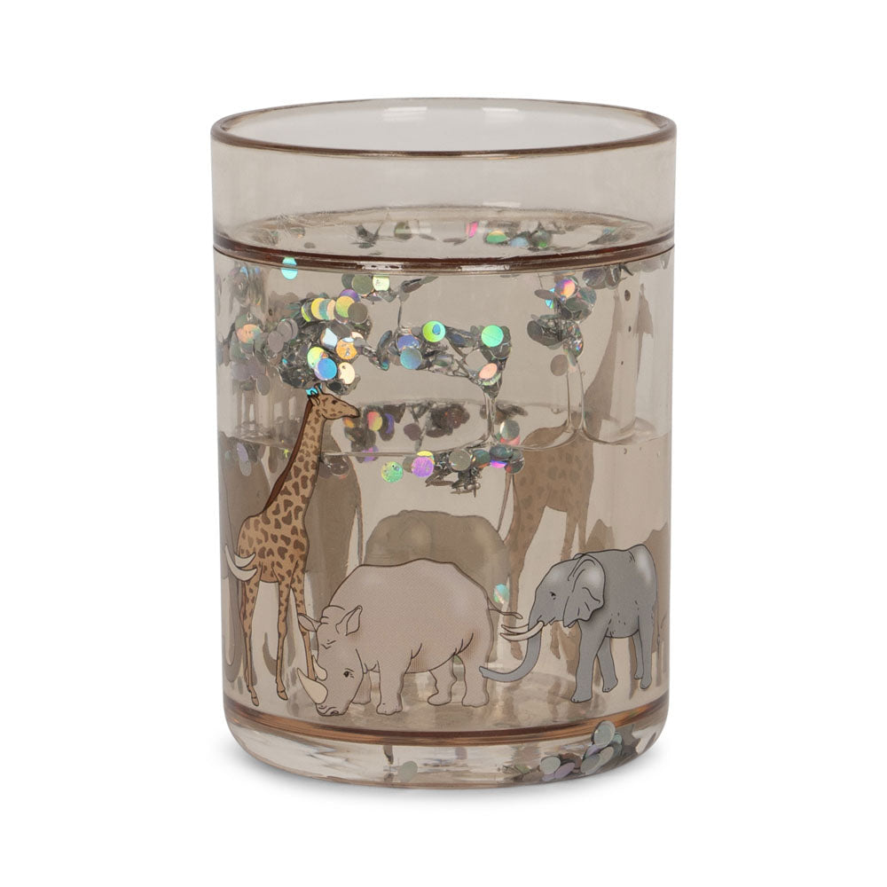 Konges Slojd Glitzer Becher – 2er-Pack "Safari"