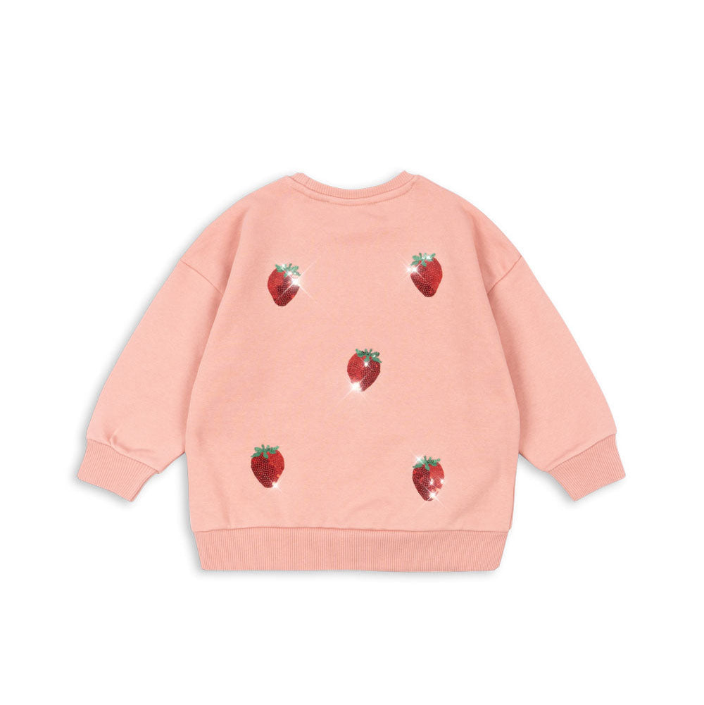 Konges Slojd Pailletten-Sweatshirt Lou "MELLOW ROSE"