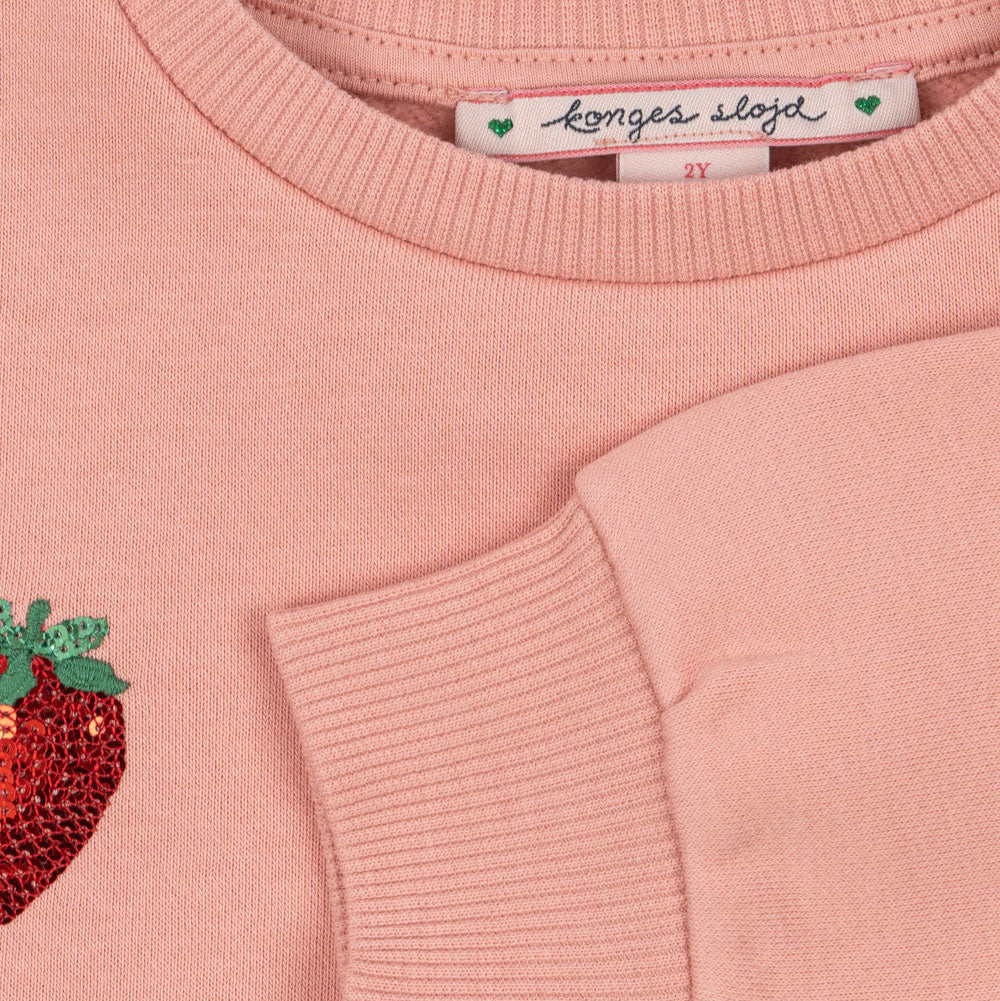 Konges Slojd Pailletten-Sweatshirt Lou "MELLOW ROSE"