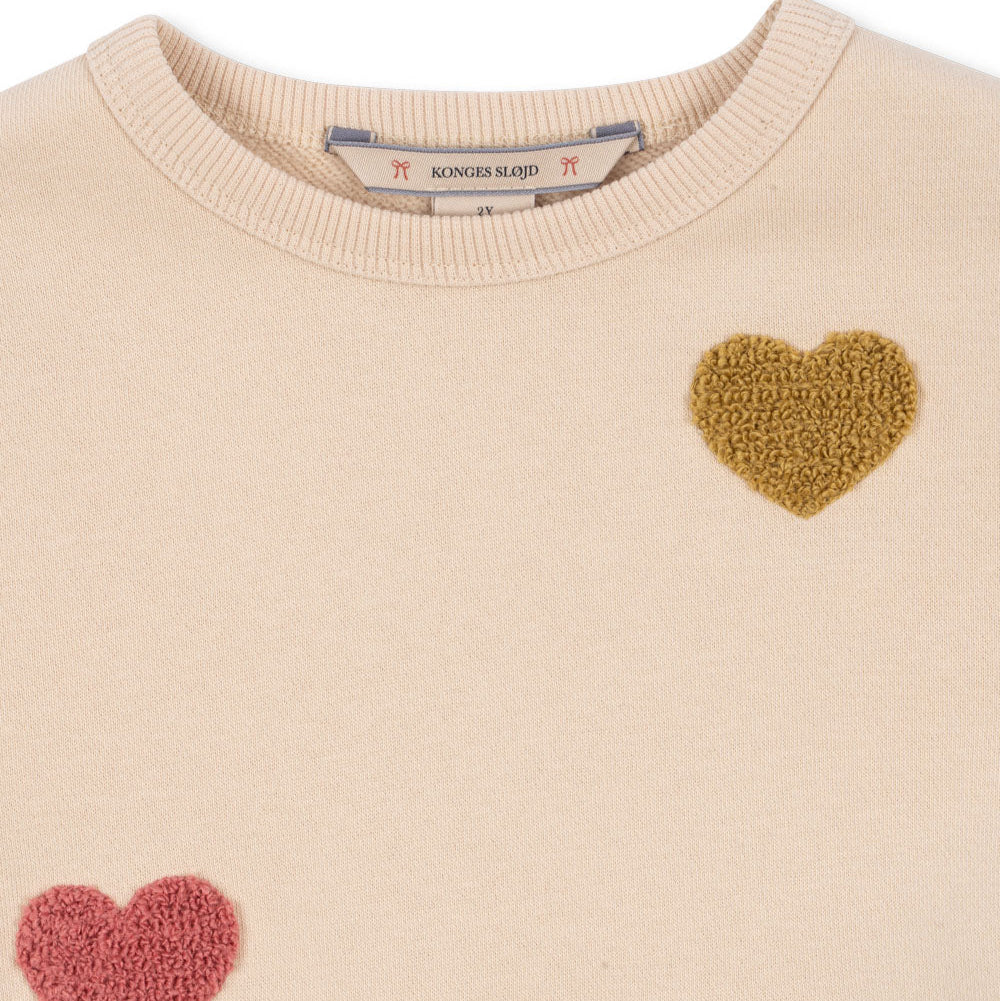 Konges Slojd Sweatkleid " MULTI HEART"