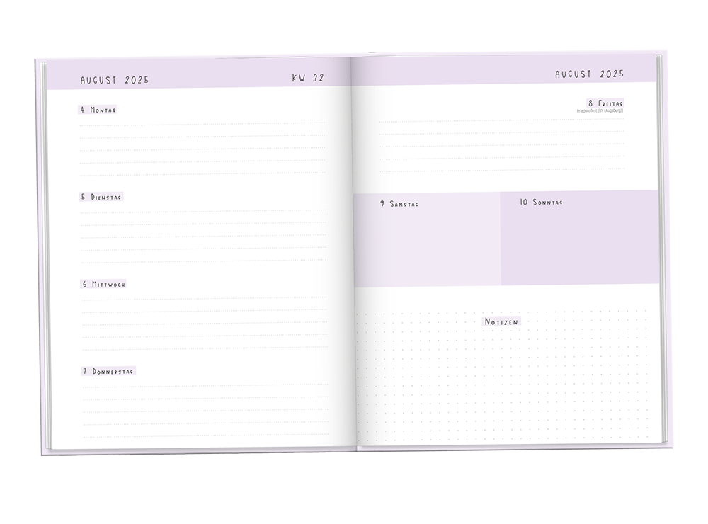 Grafik Werkstatt Schülerkalender 2025 "Gute Laune"