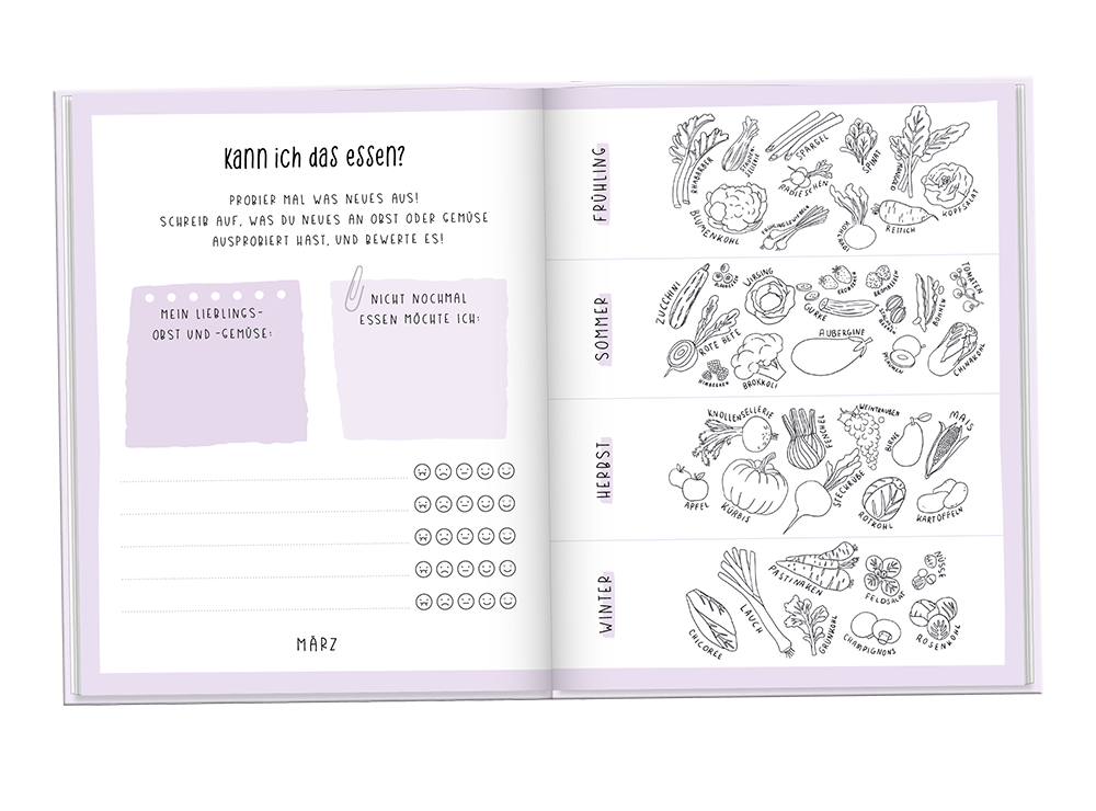 Grafik Werkstatt Schülerkalender 2025 "Gute Laune"