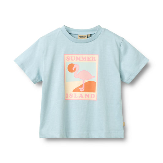 Wheat T-Shirt S/S Print Mirsa "Summer Sky"