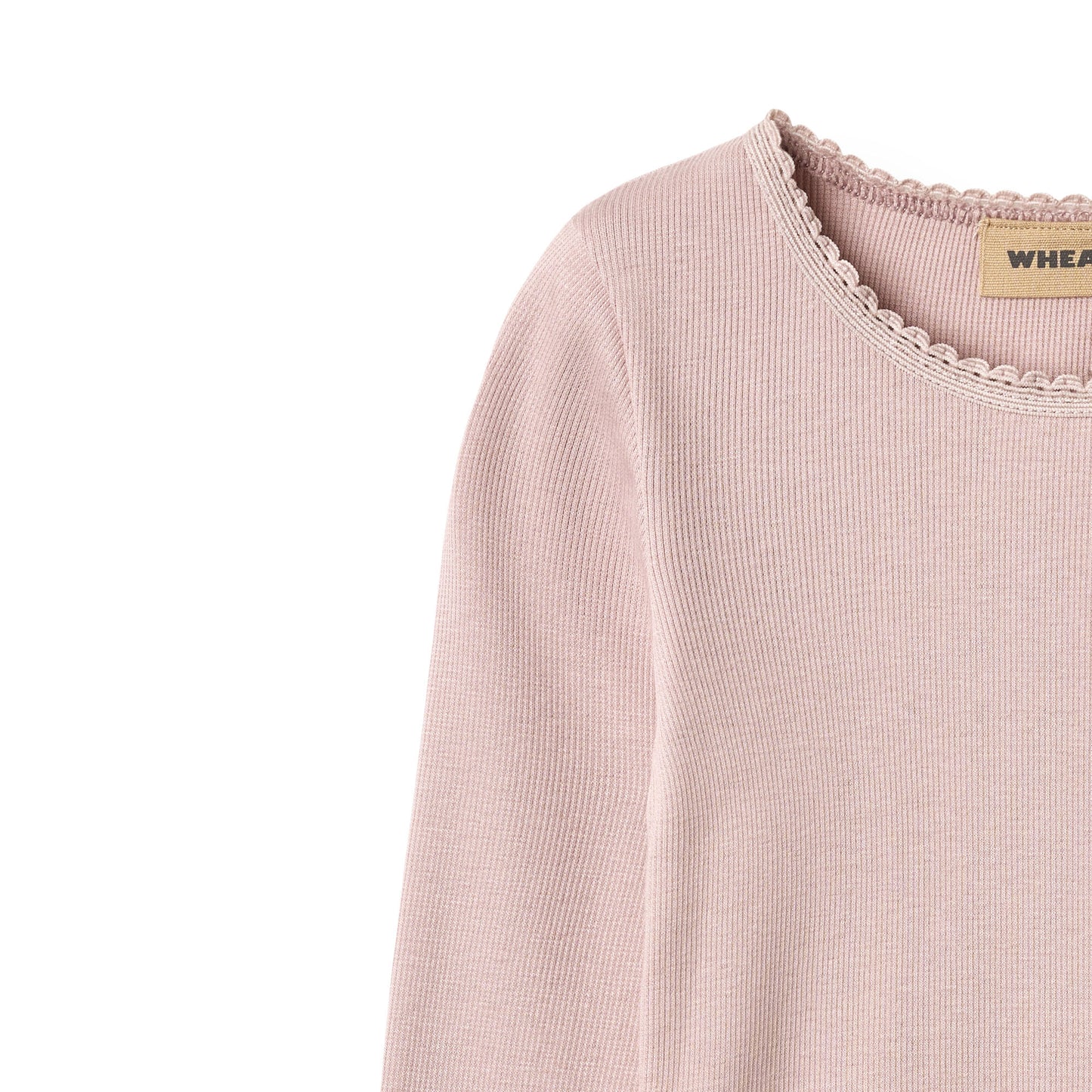 Wheat geripptes Langarmshirt Reese "Soft Lilac"