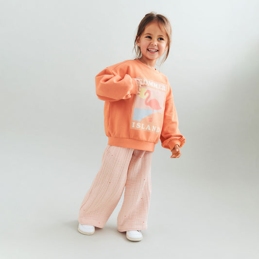 Wheat Sweatshirt Eliza "Sunkissed Orange"