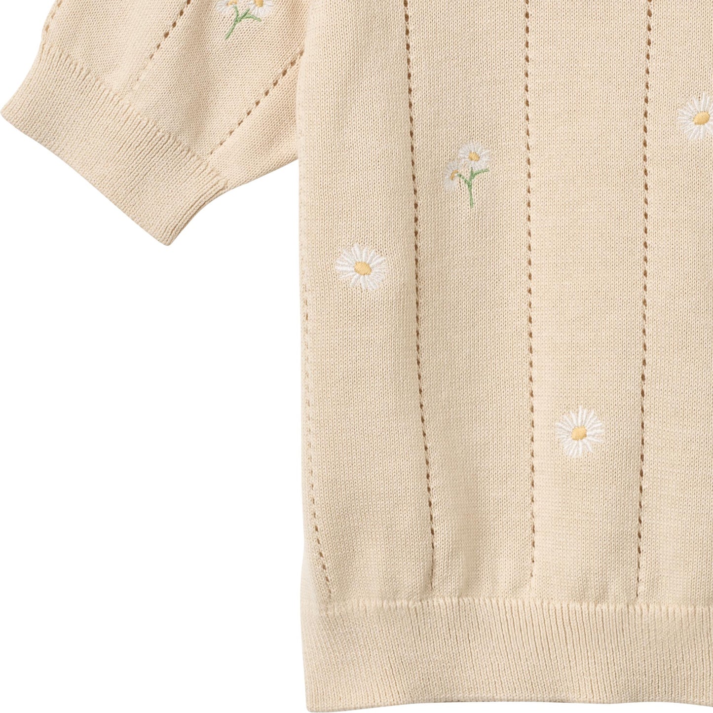 Wheat Stricktop Malvina "Sandshell White Flowers"
