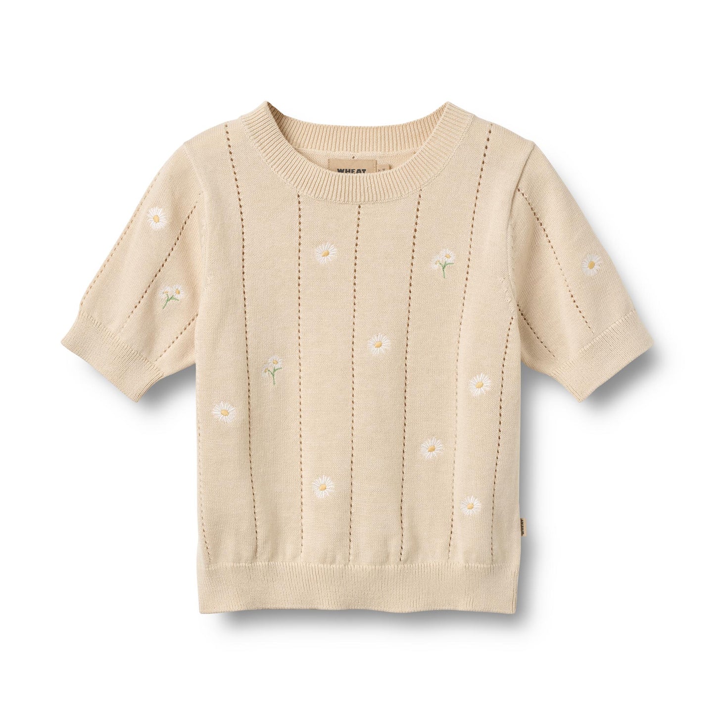 Wheat Stricktop Malvina "Sandshell White Flowers"