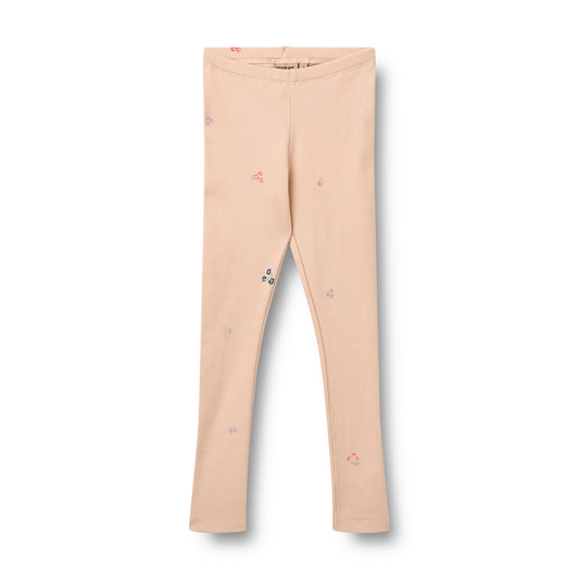 Wheat Jersey Leggings Jules "Rose Flowers"