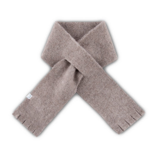 Popolini Wollfleece Schal Sand Melange