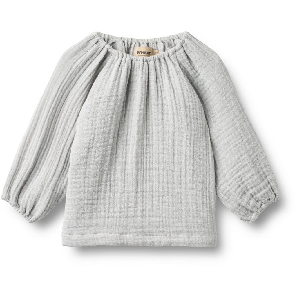 Wheat Musselinbluse Bobo "Light Blue"