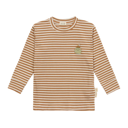 Lässig Long Sleeve Shirt gerippt Pear