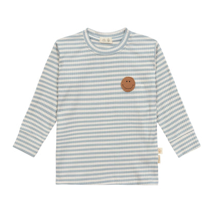 Lässig Long Sleeve Shirt gerippt Smile