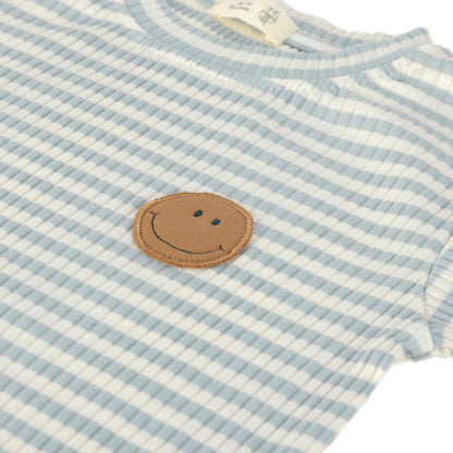 Lässig Long Sleeve Shirt gerippt Smile