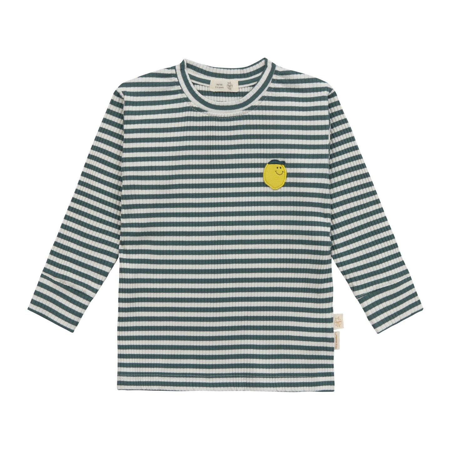 Lässig Long Sleeve Shirt gerippt Lemon