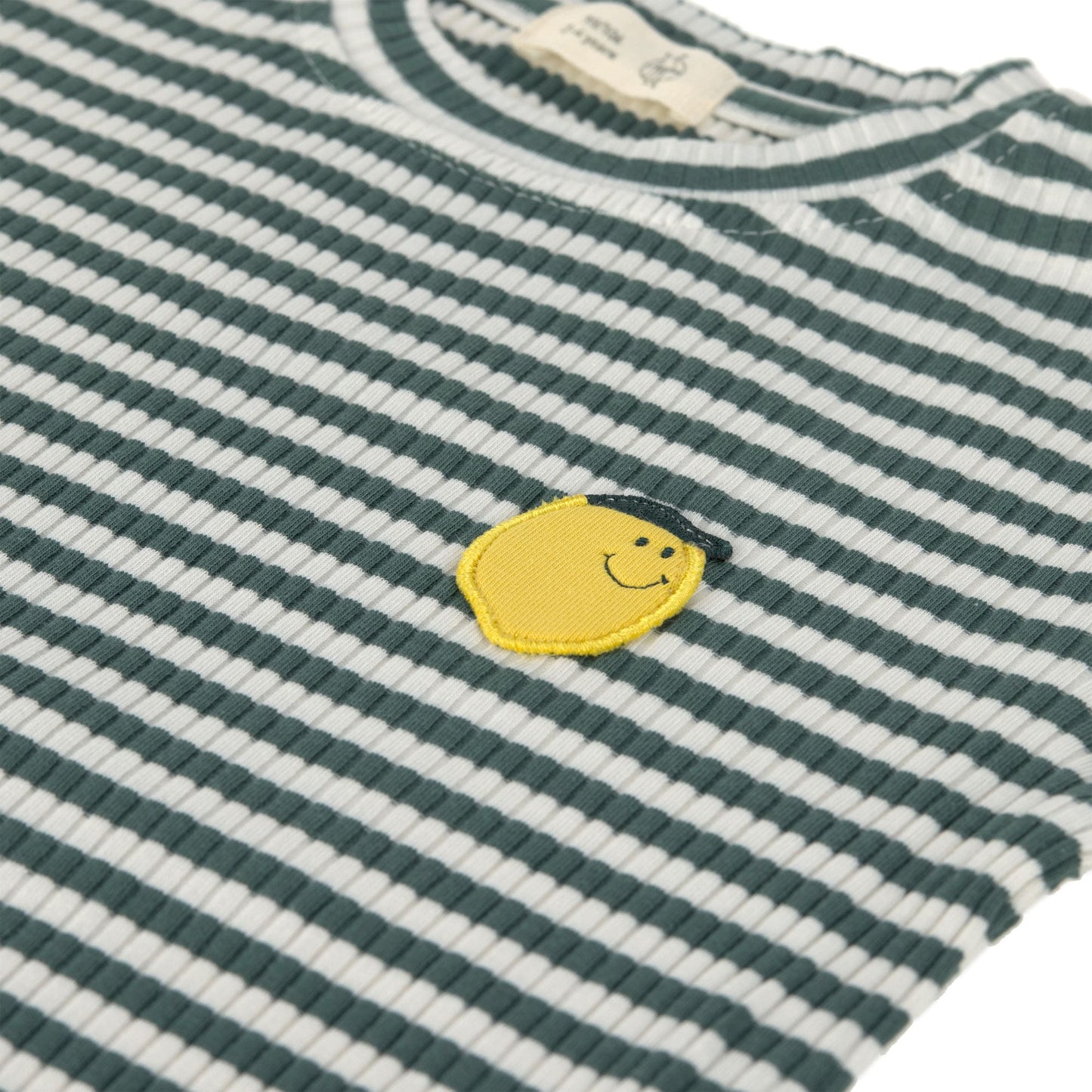 Lässig Long Sleeve Shirt gerippt Lemon