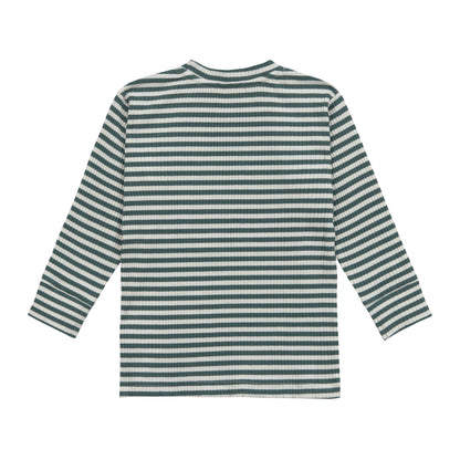 Lässig Long Sleeve Shirt gerippt Lemon
