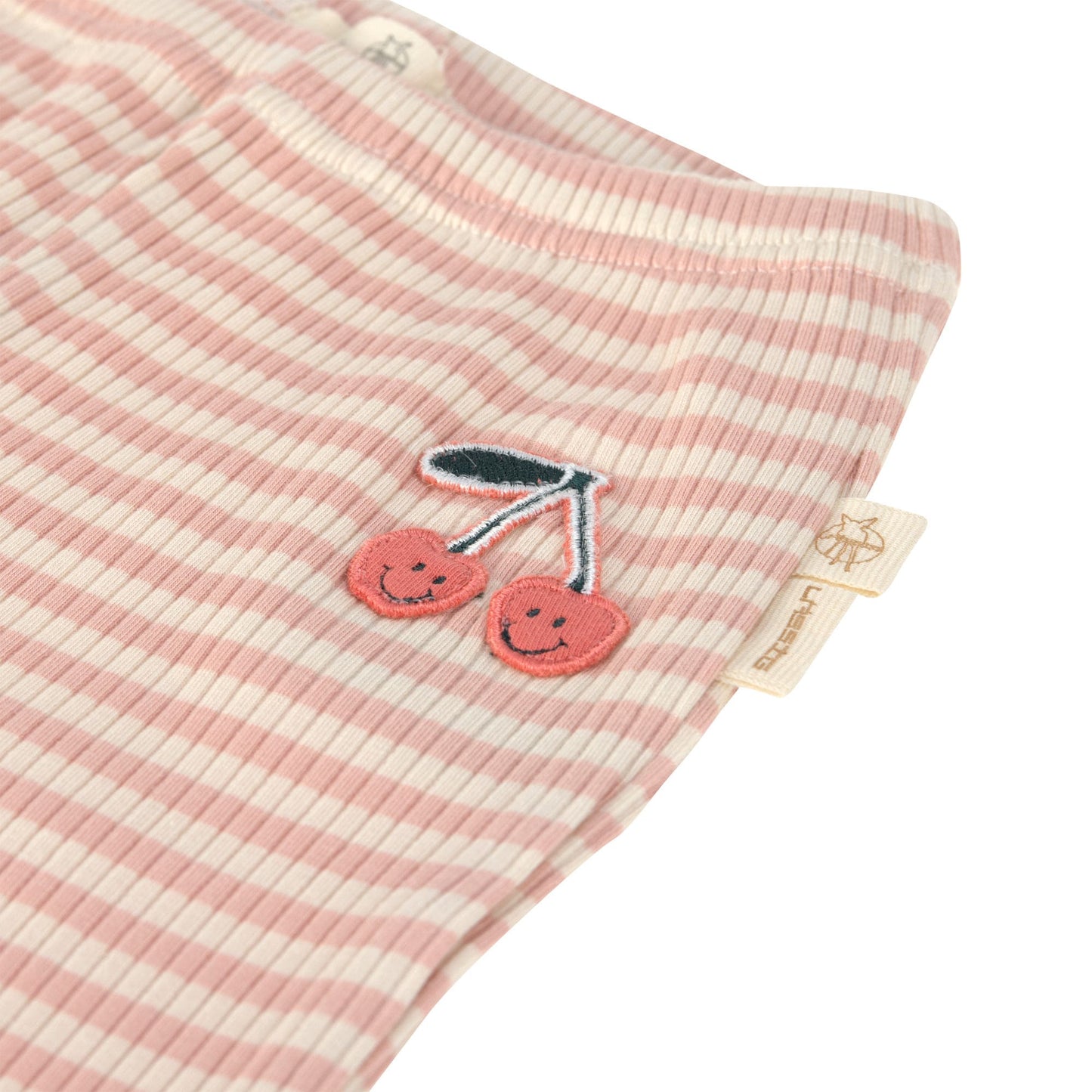Lässig Leggings gerippt Cherry