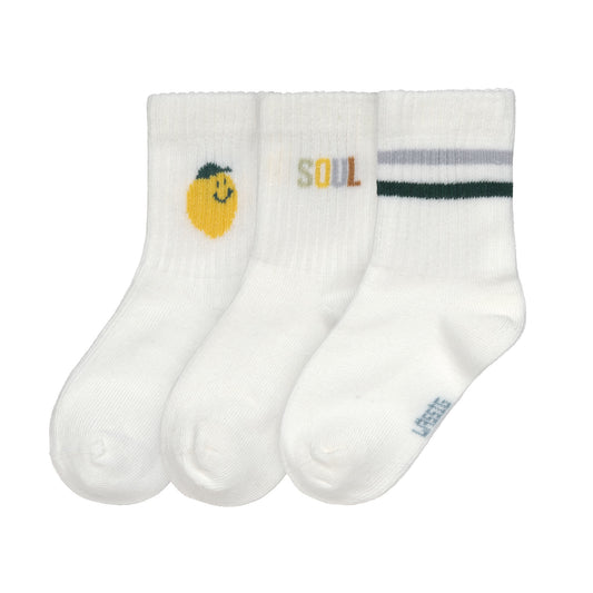 Lässig Tennissocken 3er Pack - verschiedene Farben