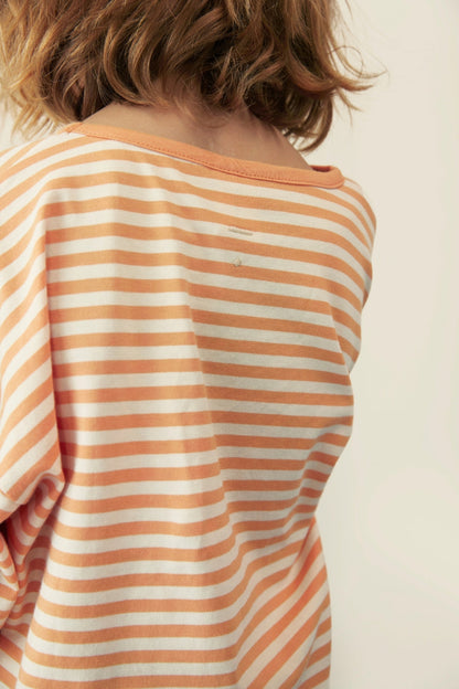 Gray Label Dropped Shoulder T-Shirt "Melon - Cream"