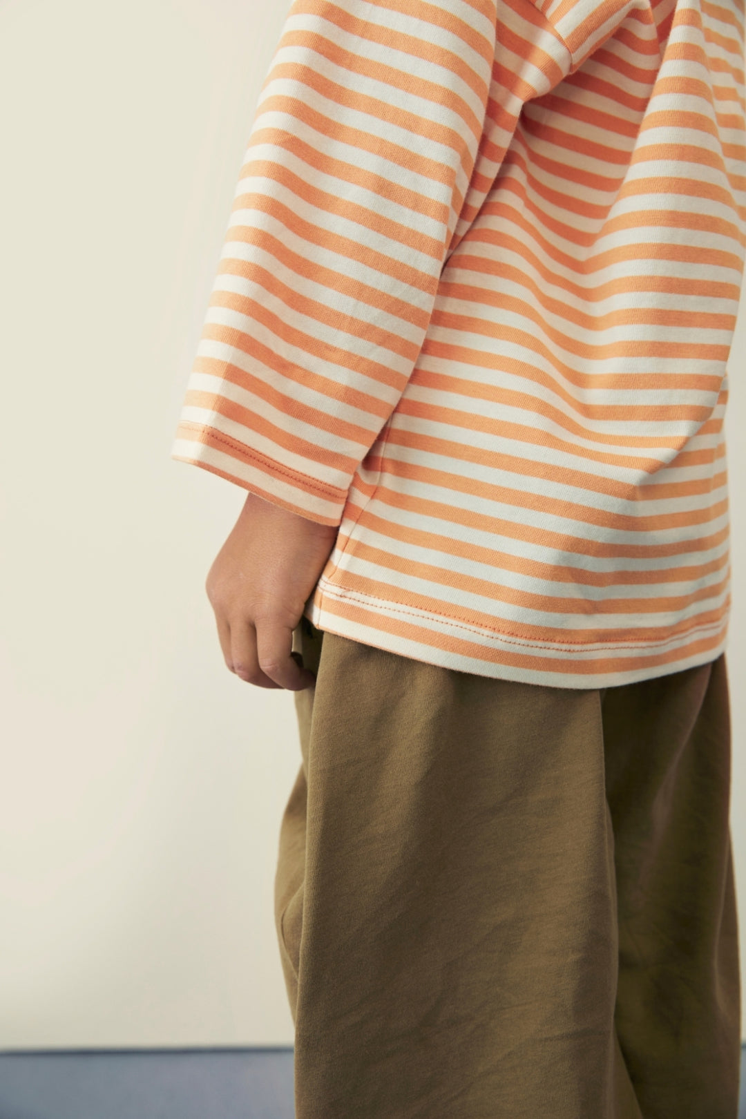 Gray Label Dropped Shoulder T-Shirt "Melon - Cream"