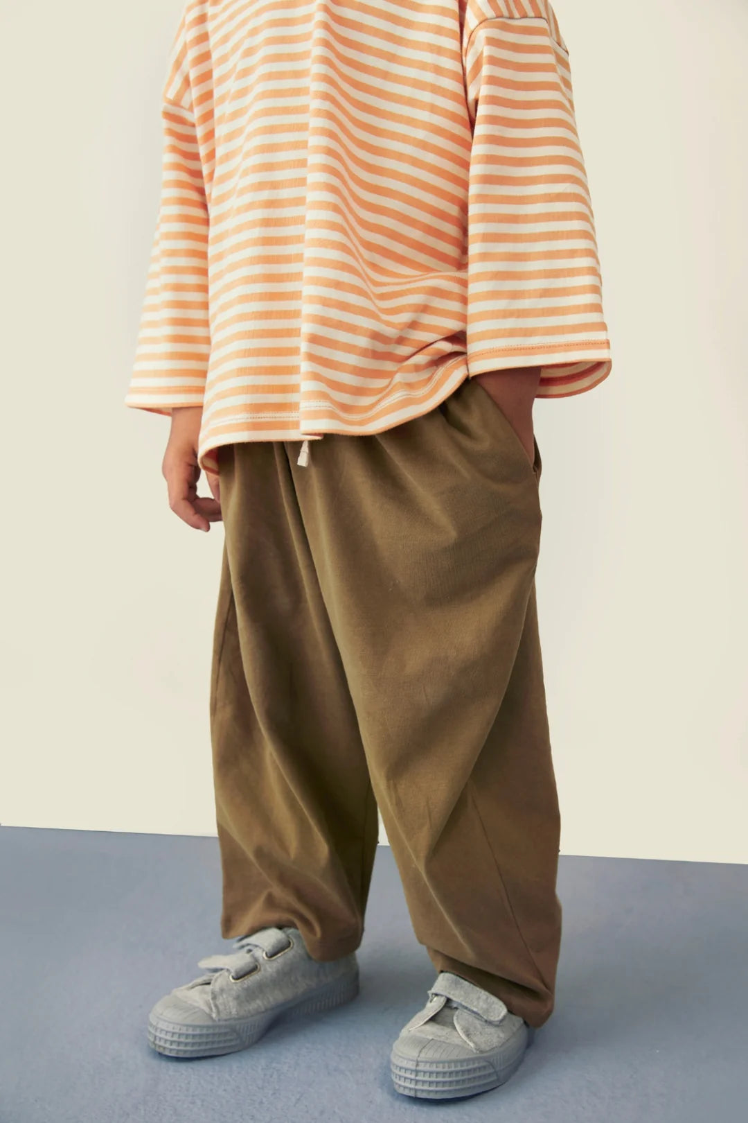 Gray Label Dropped Shoulder T-Shirt "Melon - Cream"